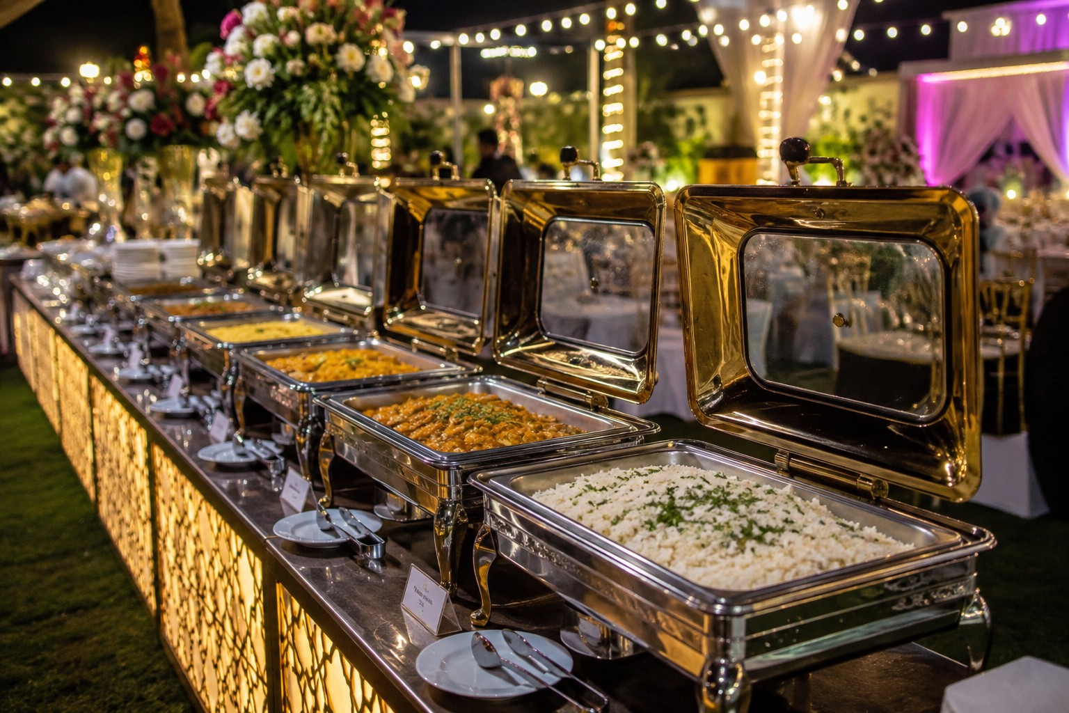 Indicative catering and buffet style
